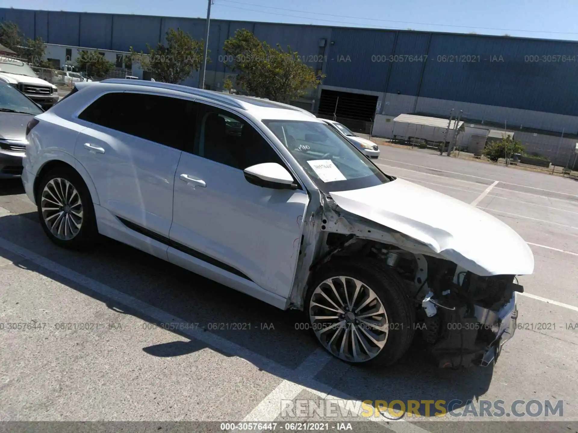 1 Photograph of a damaged car WA1VABGE5KB024215 AUDI E-TRON 2019