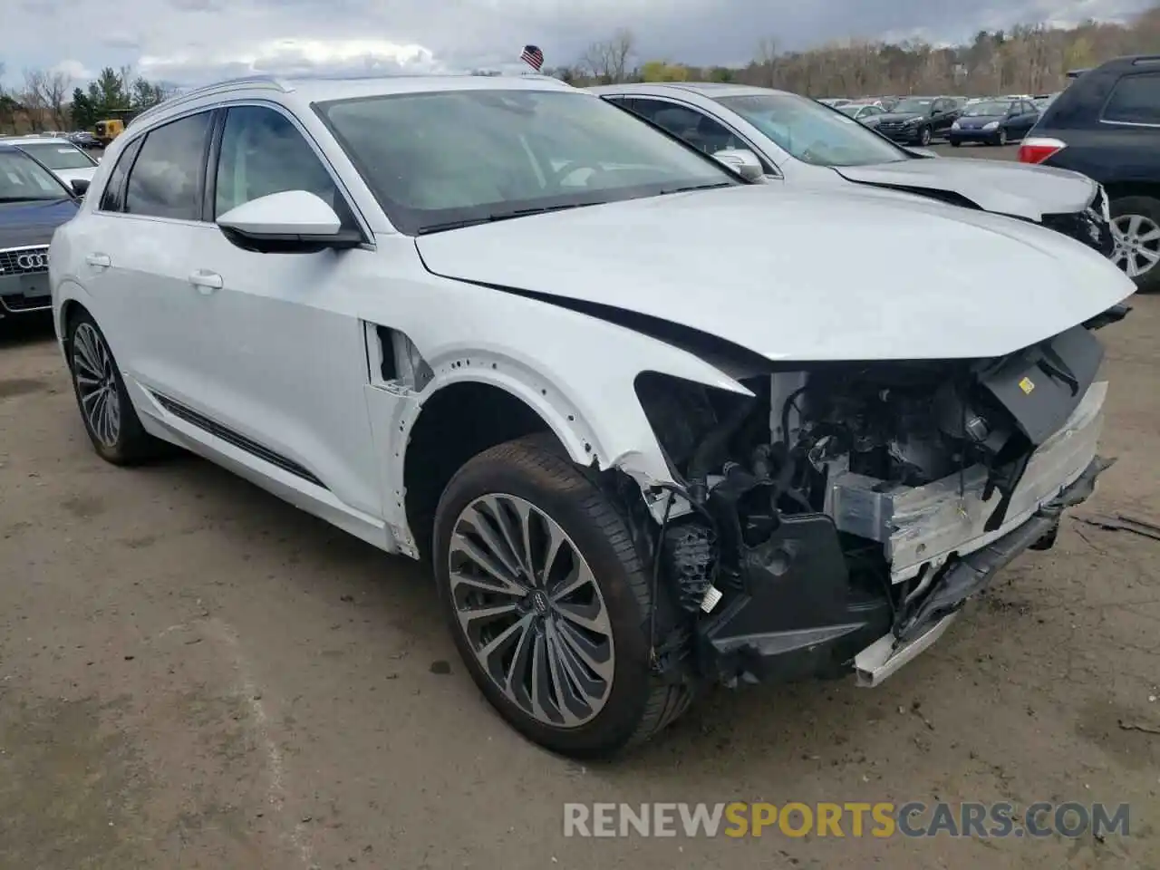 1 Photograph of a damaged car WA1VABGE6KB009335 AUDI E-TRON 2019