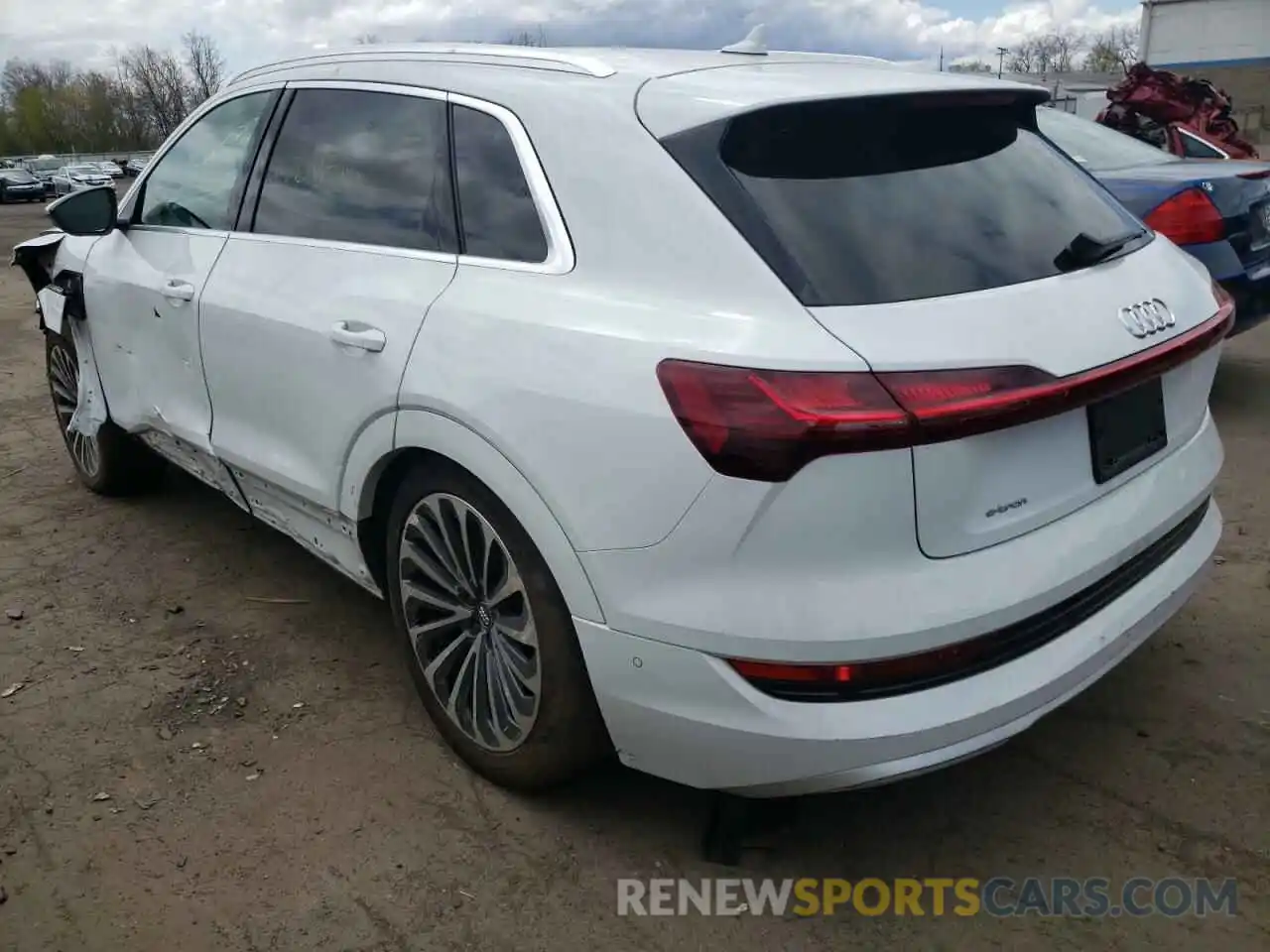 3 Photograph of a damaged car WA1VABGE6KB009335 AUDI E-TRON 2019