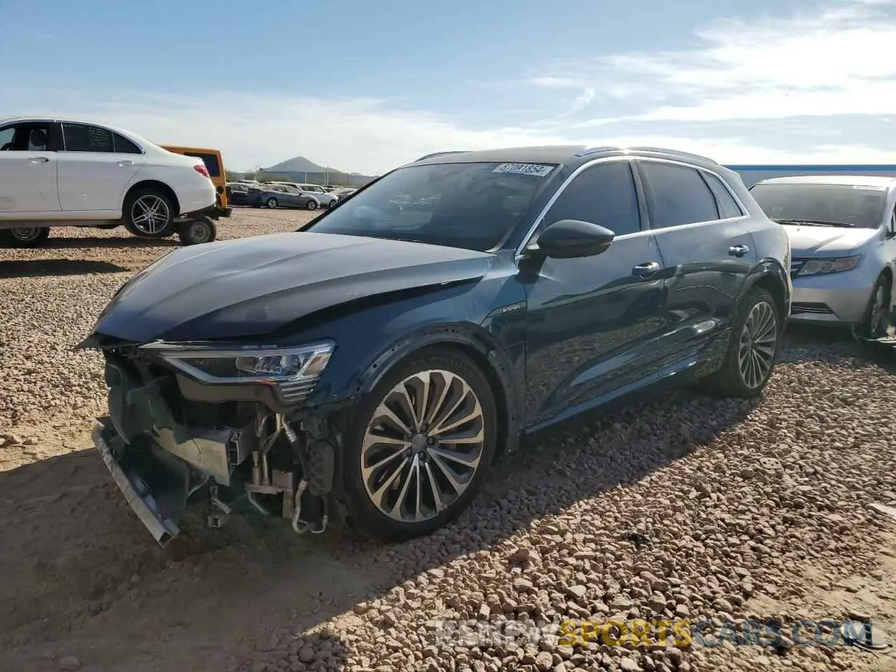 1 Photograph of a damaged car WA1VABGE6KB009416 AUDI E-TRON 2019