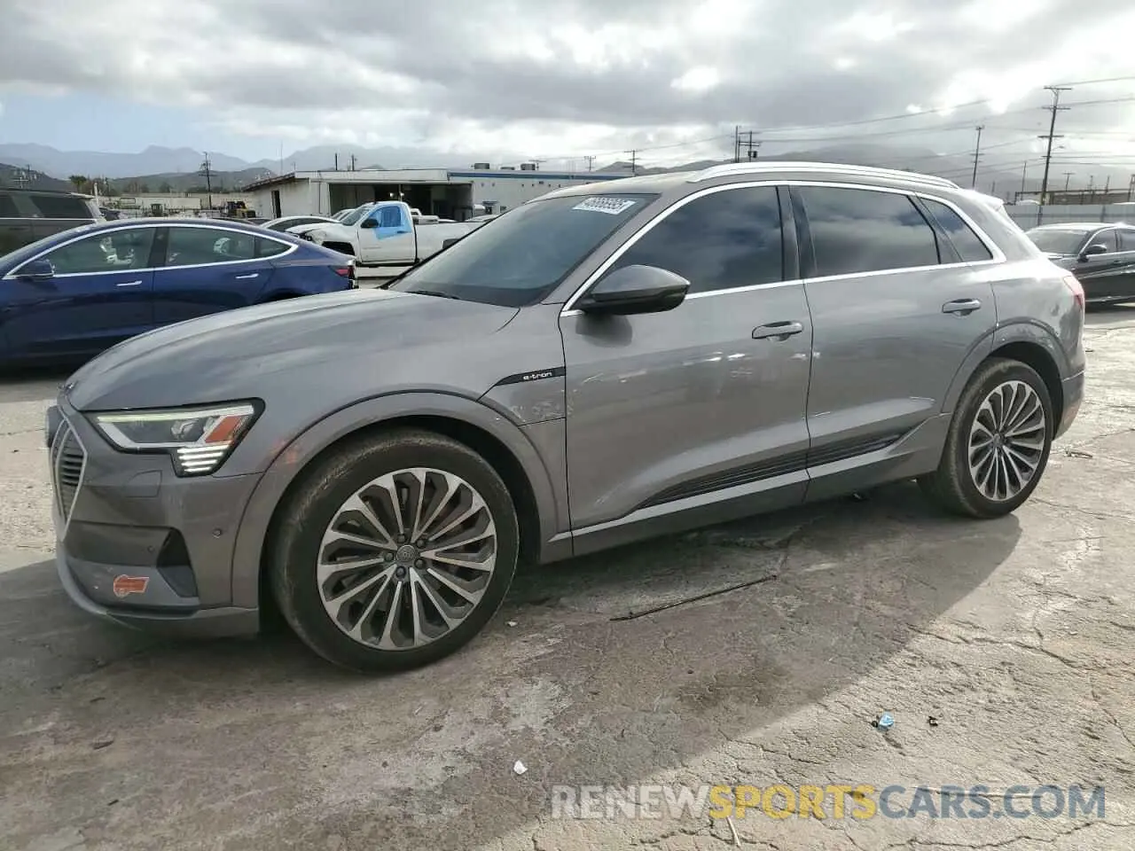 1 Photograph of a damaged car WA1VABGE6KB013000 AUDI E-TRON 2019