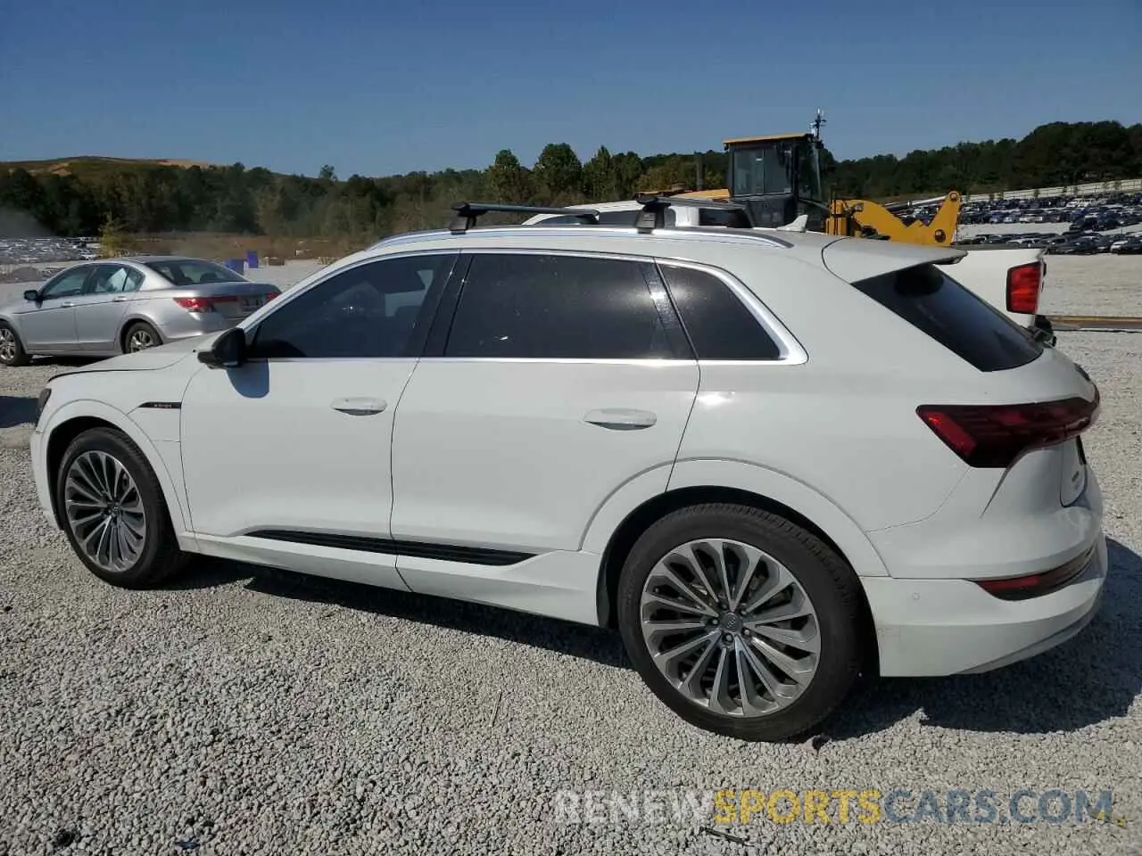 2 Photograph of a damaged car WA1VABGEXKB021715 AUDI E-TRON 2019