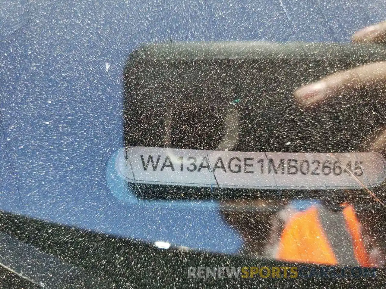 10 Photograph of a damaged car WA13AAGE1MB026645 AUDI E-TRON 2021