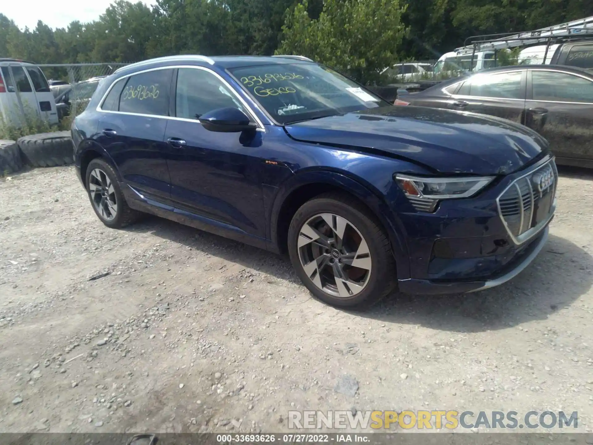 1 Photograph of a damaged car WA1AAAGE2MB014723 AUDI E-TRON 2021