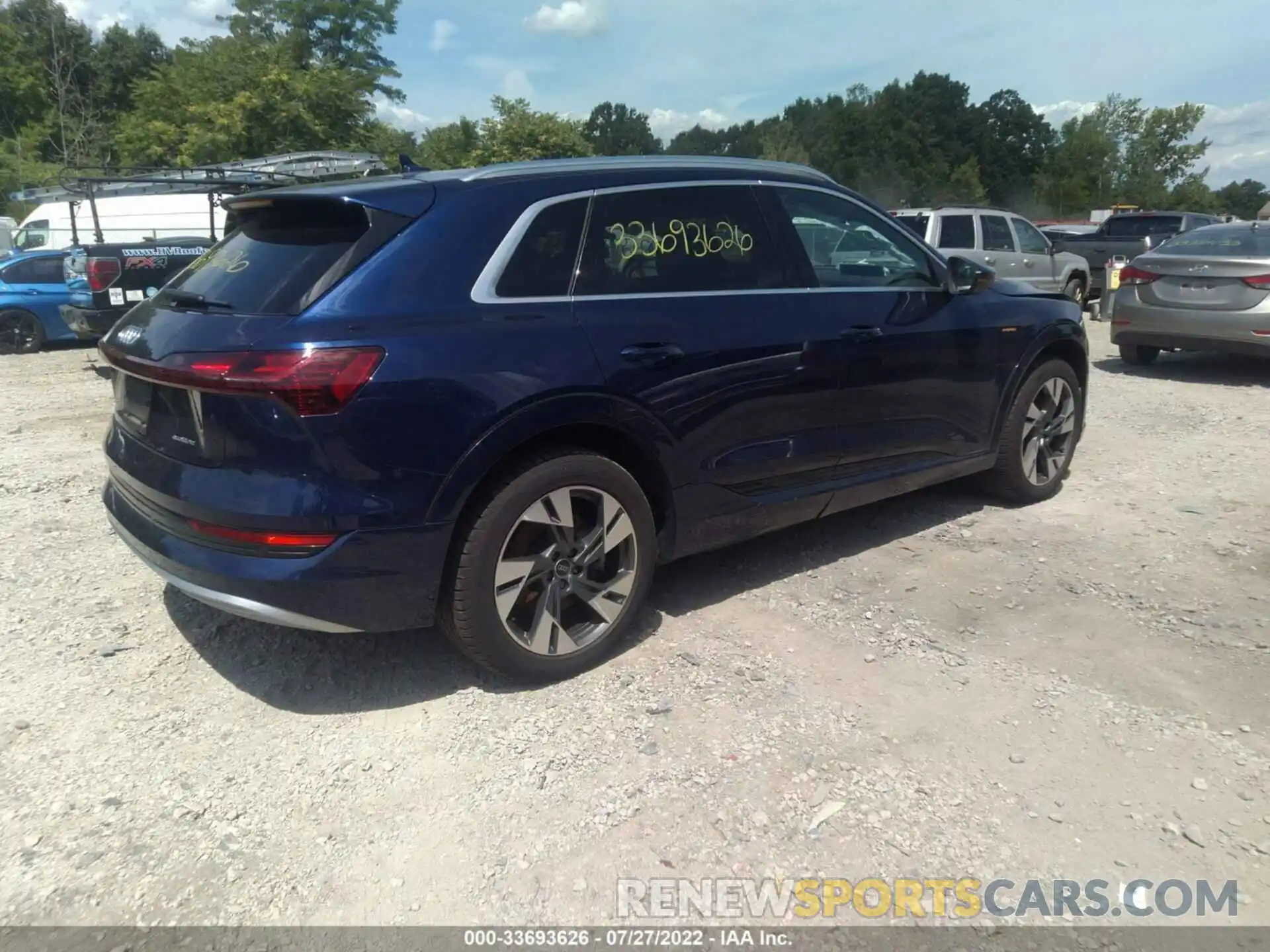 4 Photograph of a damaged car WA1AAAGE2MB014723 AUDI E-TRON 2021