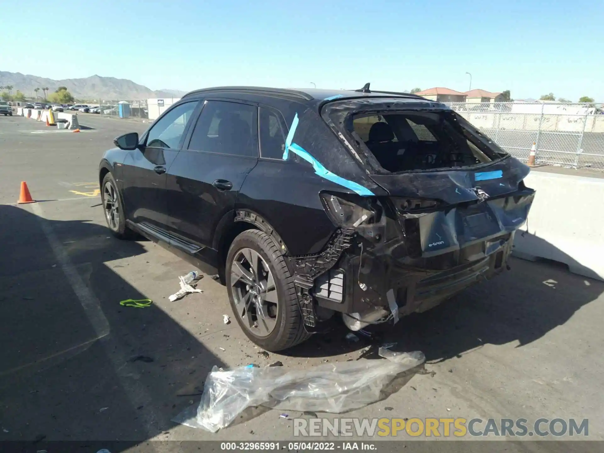 3 Photograph of a damaged car WA1AAAGE4MB006994 AUDI E-TRON 2021