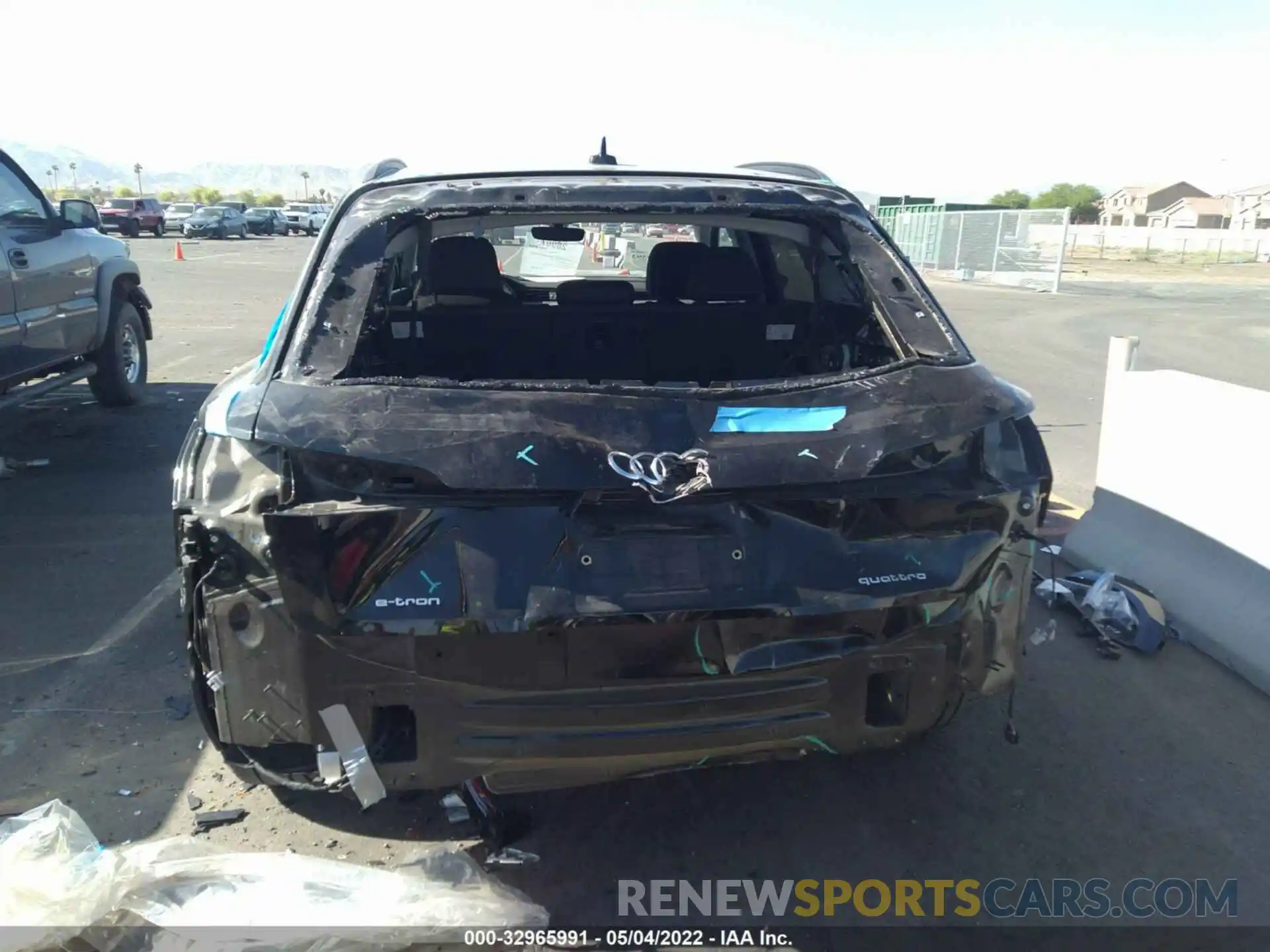 6 Photograph of a damaged car WA1AAAGE4MB006994 AUDI E-TRON 2021