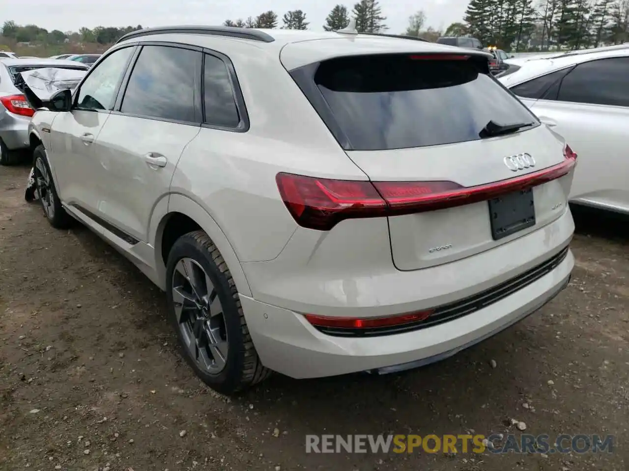 3 Photograph of a damaged car WA1AAAGE4MB013119 AUDI E-TRON 2021