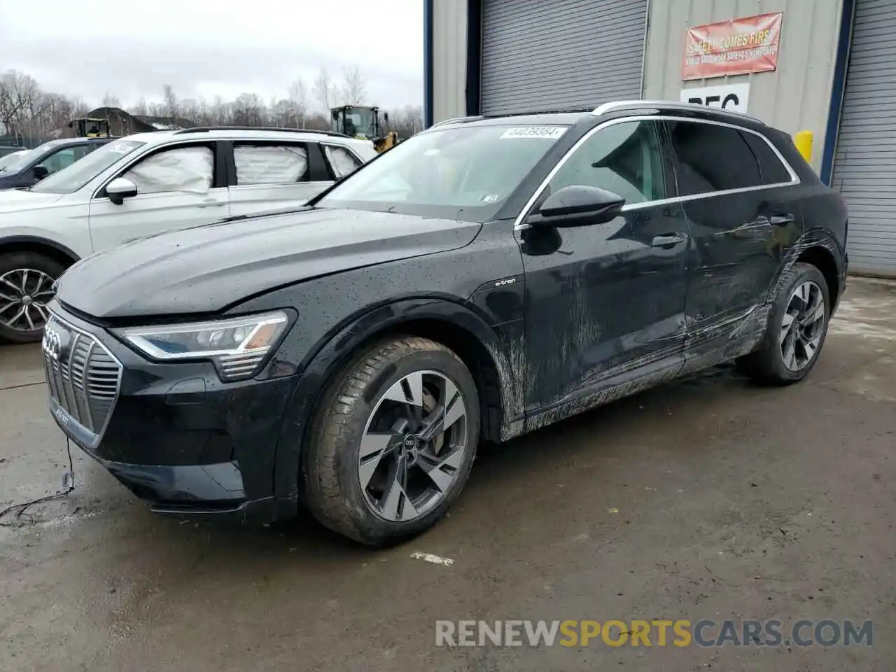 1 Photograph of a damaged car WA1AAAGE5MB008110 AUDI E-TRON 2021