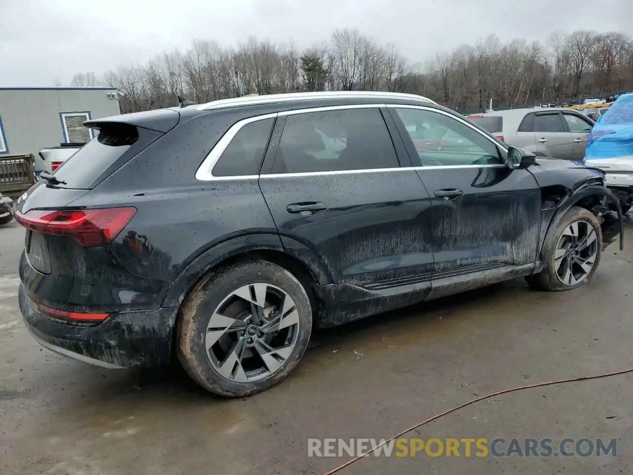 3 Photograph of a damaged car WA1AAAGE5MB008110 AUDI E-TRON 2021