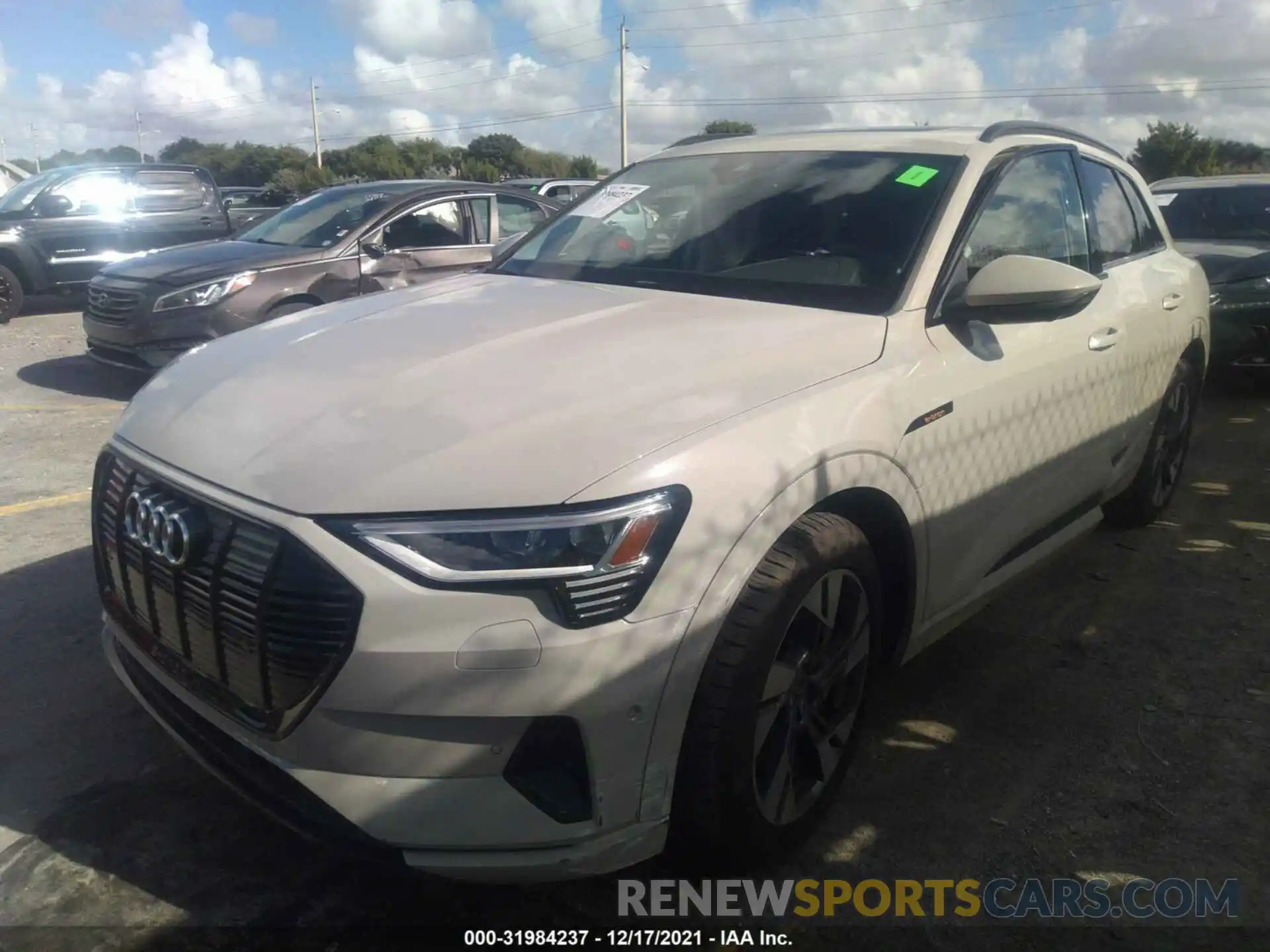 2 Photograph of a damaged car WA1AAAGE5MB013663 AUDI E-TRON 2021