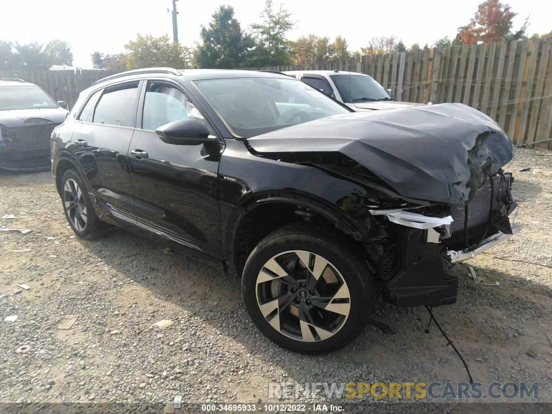 1 Photograph of a damaged car WA1AAAGE6MB022808 AUDI E-TRON 2021