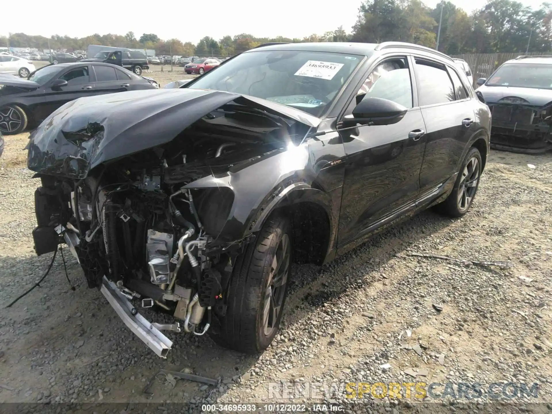 2 Photograph of a damaged car WA1AAAGE6MB022808 AUDI E-TRON 2021