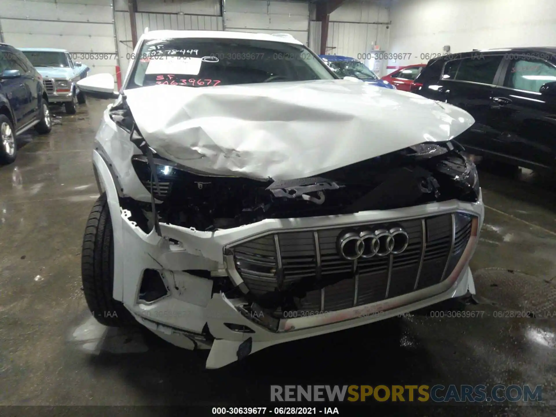 6 Photograph of a damaged car WA1AAAGE6MB024025 AUDI E-TRON 2021