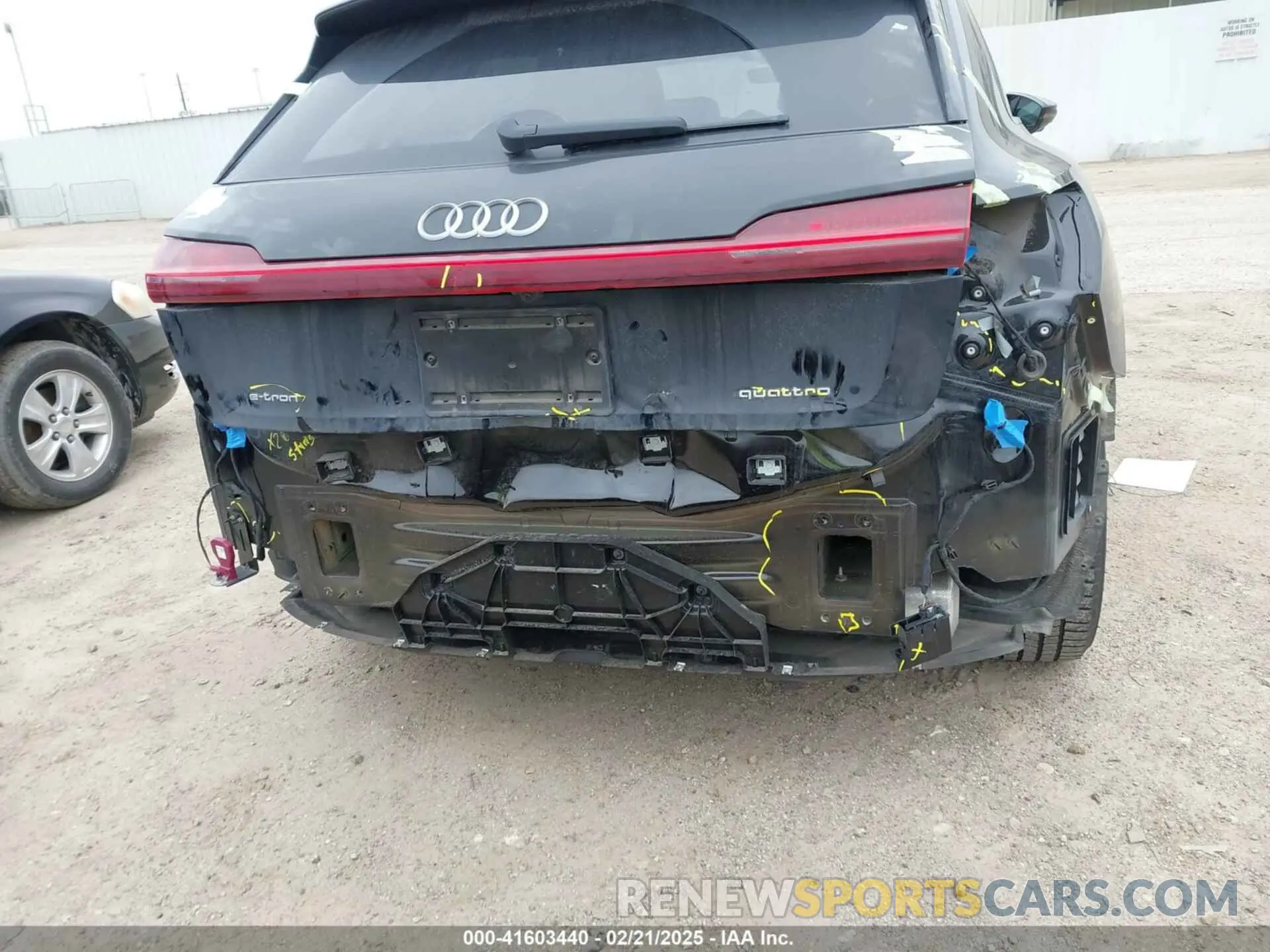 6 Photograph of a damaged car WA1AAAGE6MB027927 AUDI E-TRON 2021