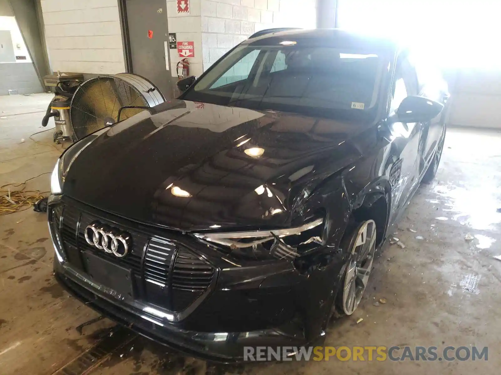 2 Photograph of a damaged car WA1AAAGE7MB021473 AUDI E-TRON 2021