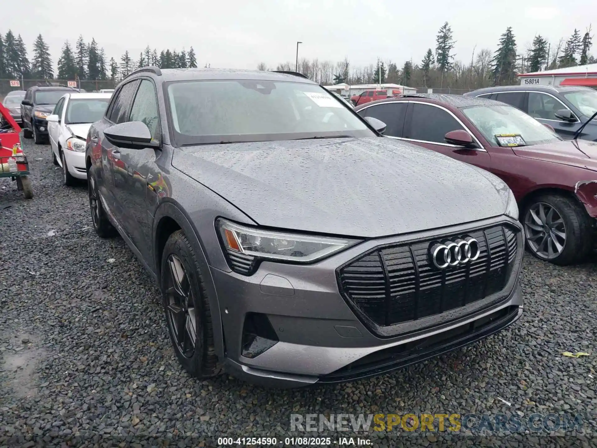 1 Photograph of a damaged car WA1AAAGE8MB010823 AUDI E-TRON 2021