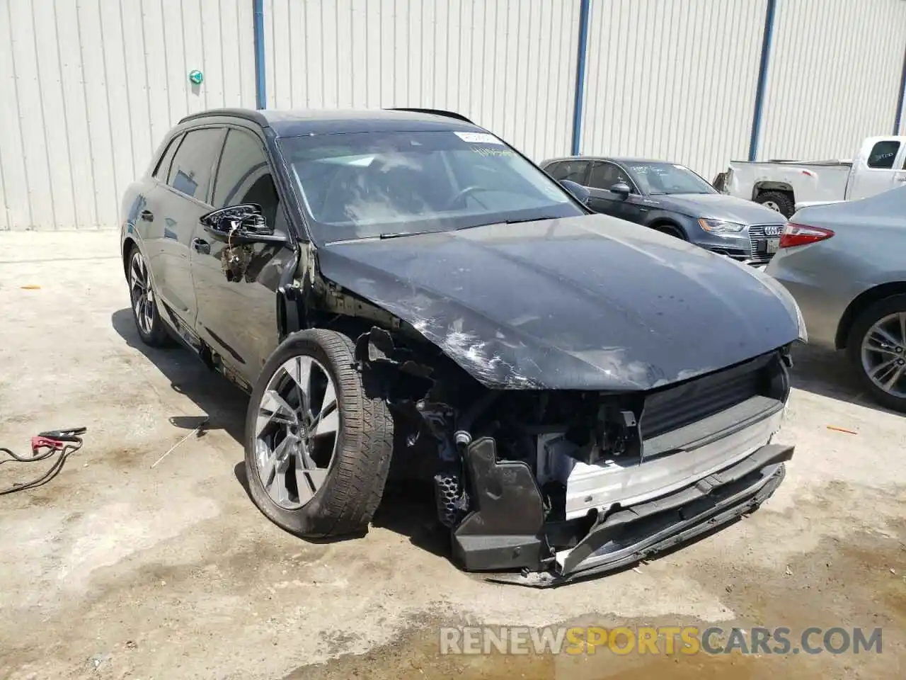 1 Photograph of a damaged car WA1AAAGE9MB031700 AUDI E-TRON 2021