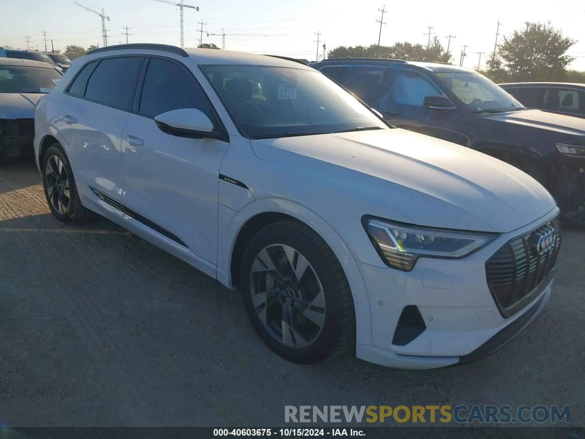 1 Photograph of a damaged car WA1AAAGEXMB013643 AUDI E-TRON 2021