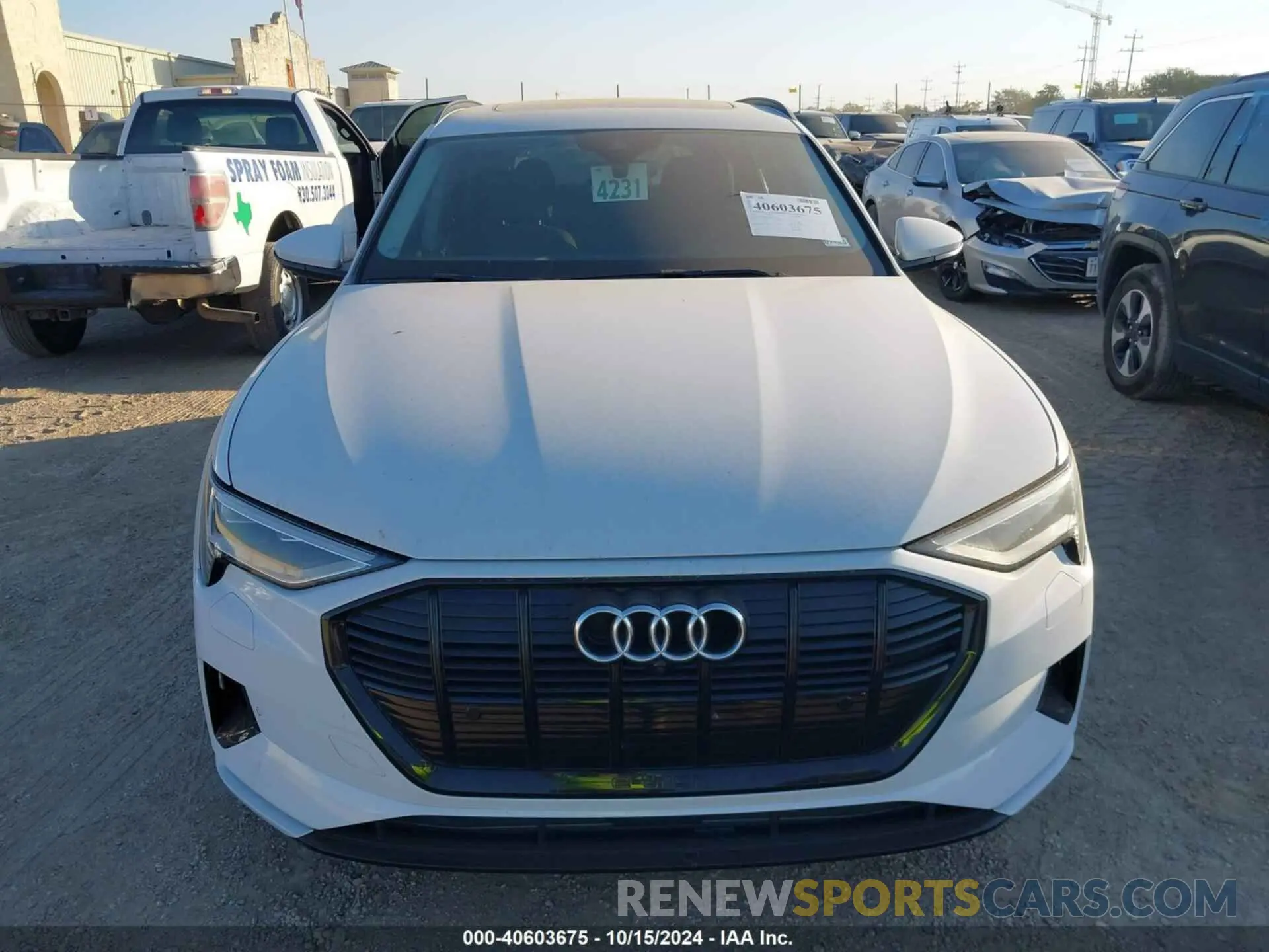 12 Photograph of a damaged car WA1AAAGEXMB013643 AUDI E-TRON 2021