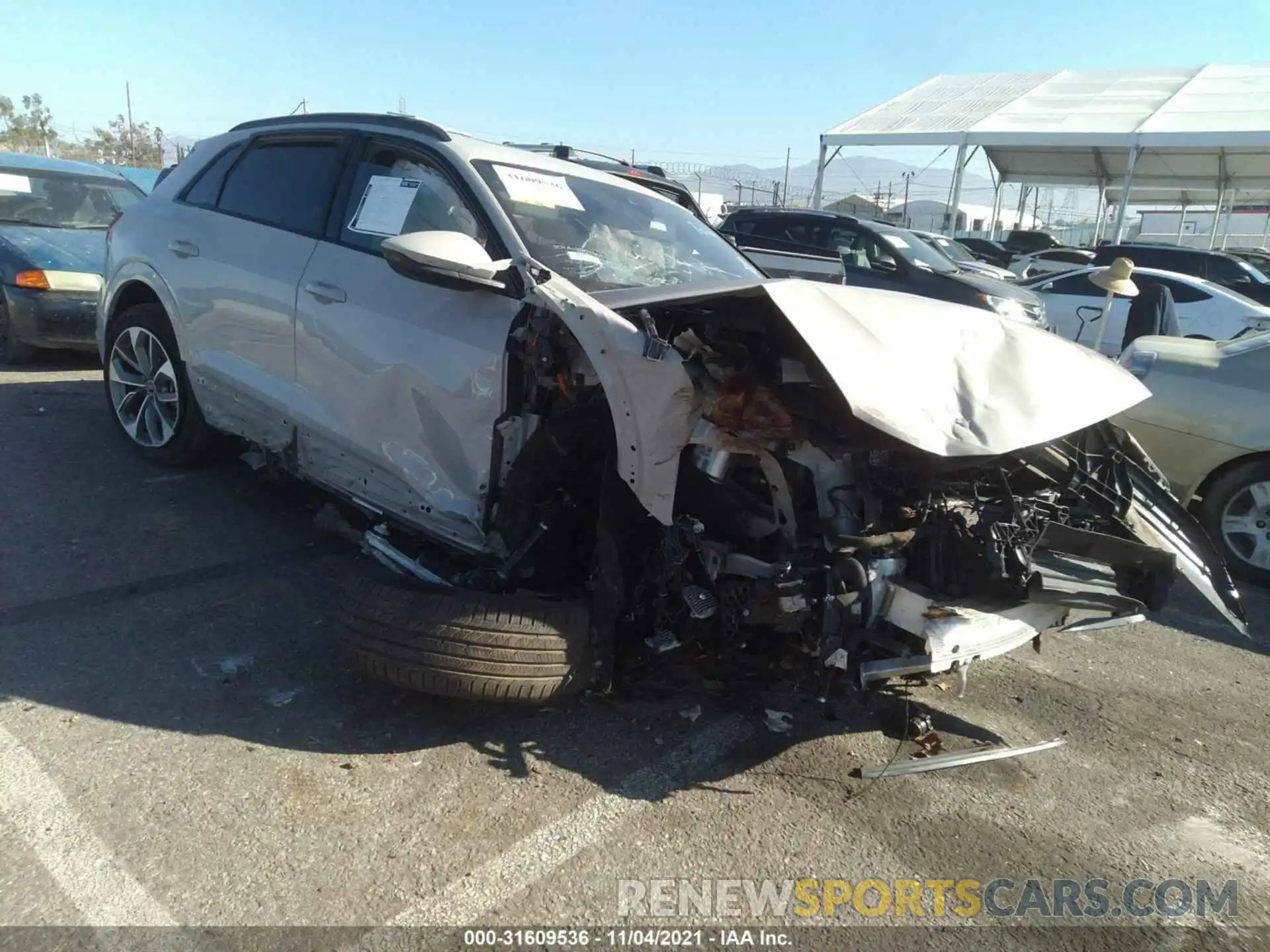 1 Photograph of a damaged car WA1LAAGE0MB020979 AUDI E-TRON 2021