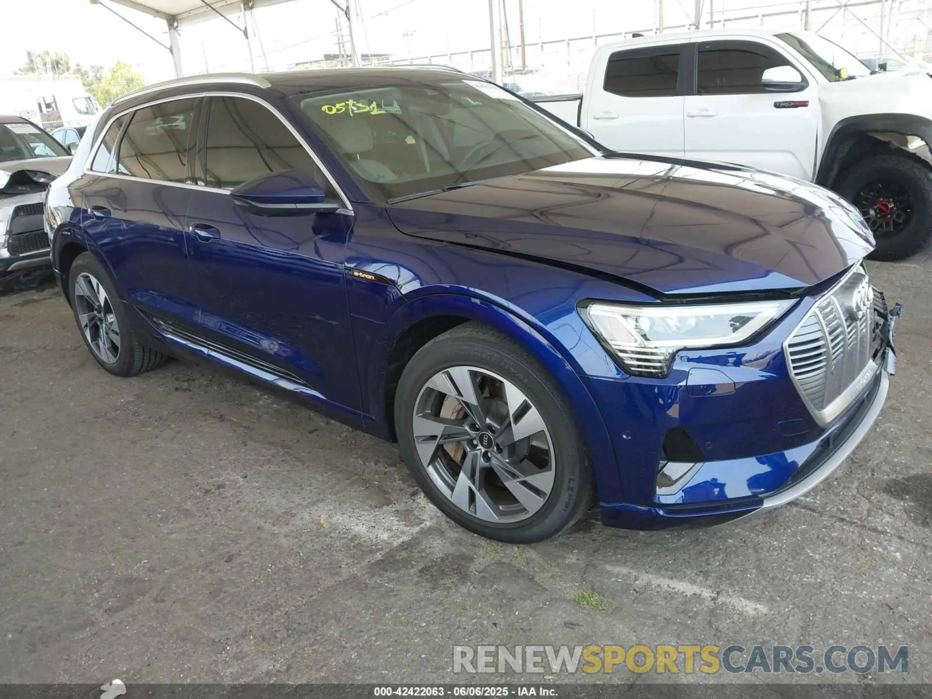 1 Photograph of a damaged car WA1LAAGE4MB038563 AUDI E-TRON 2021