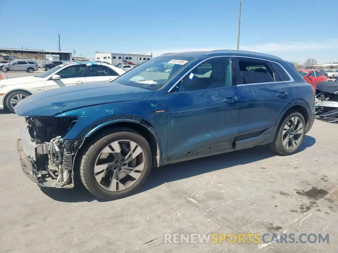 1 Photograph of a damaged car WA1LAAGE5MB030598 AUDI E-TRON 2021