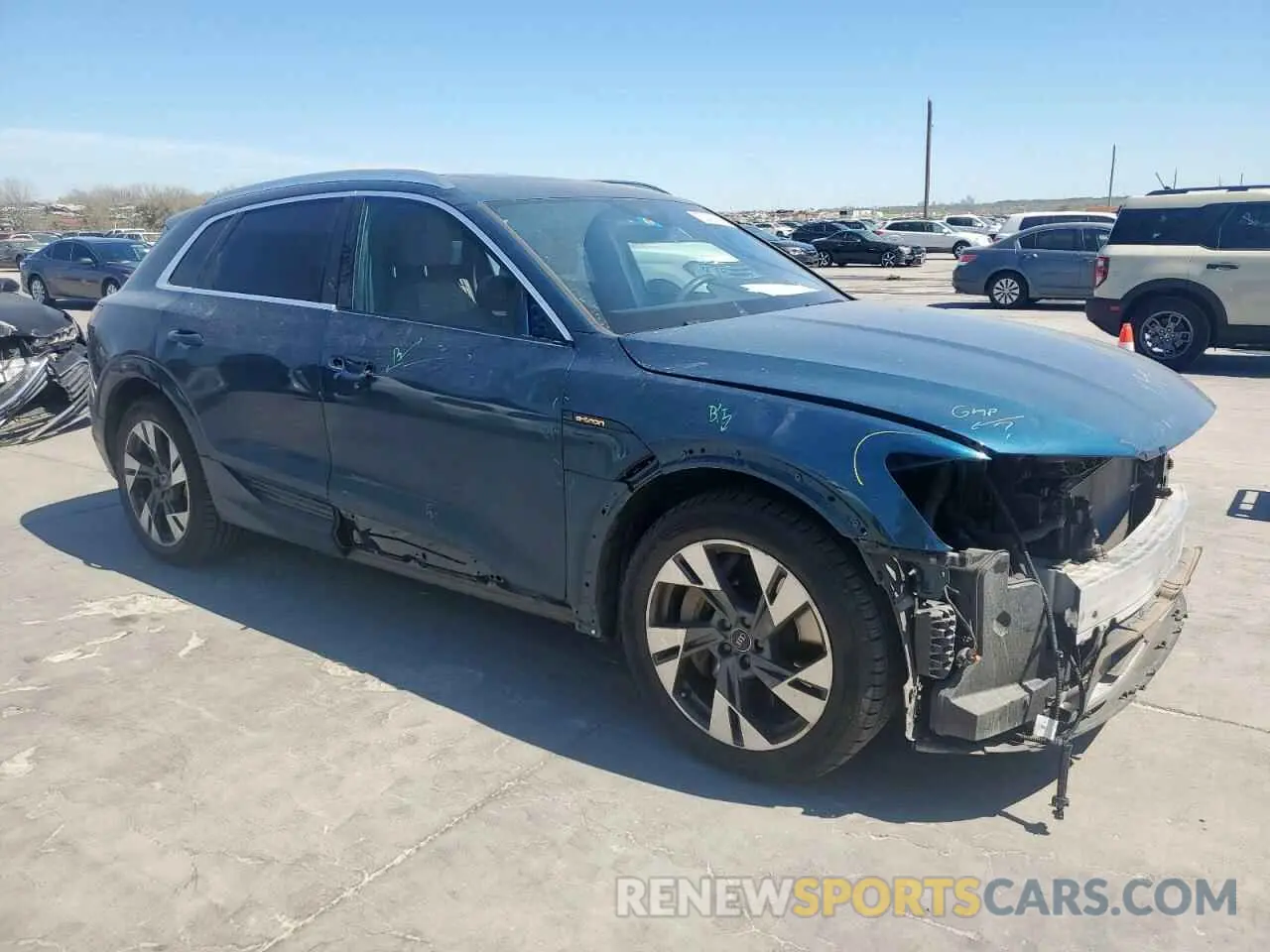 4 Photograph of a damaged car WA1LAAGE5MB030598 AUDI E-TRON 2021