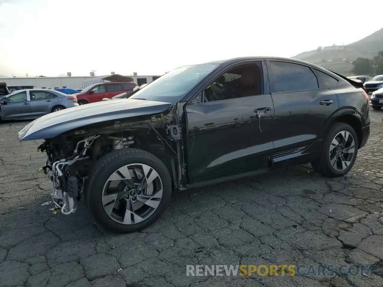 1 Photograph of a damaged car WA11AAGE8NB022696 AUDI E-TRON 2022