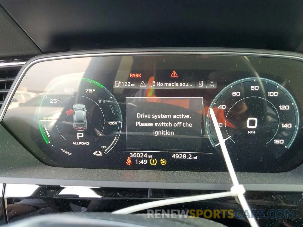 9 Photograph of a damaged car WA11AAGE8NB022696 AUDI E-TRON 2022