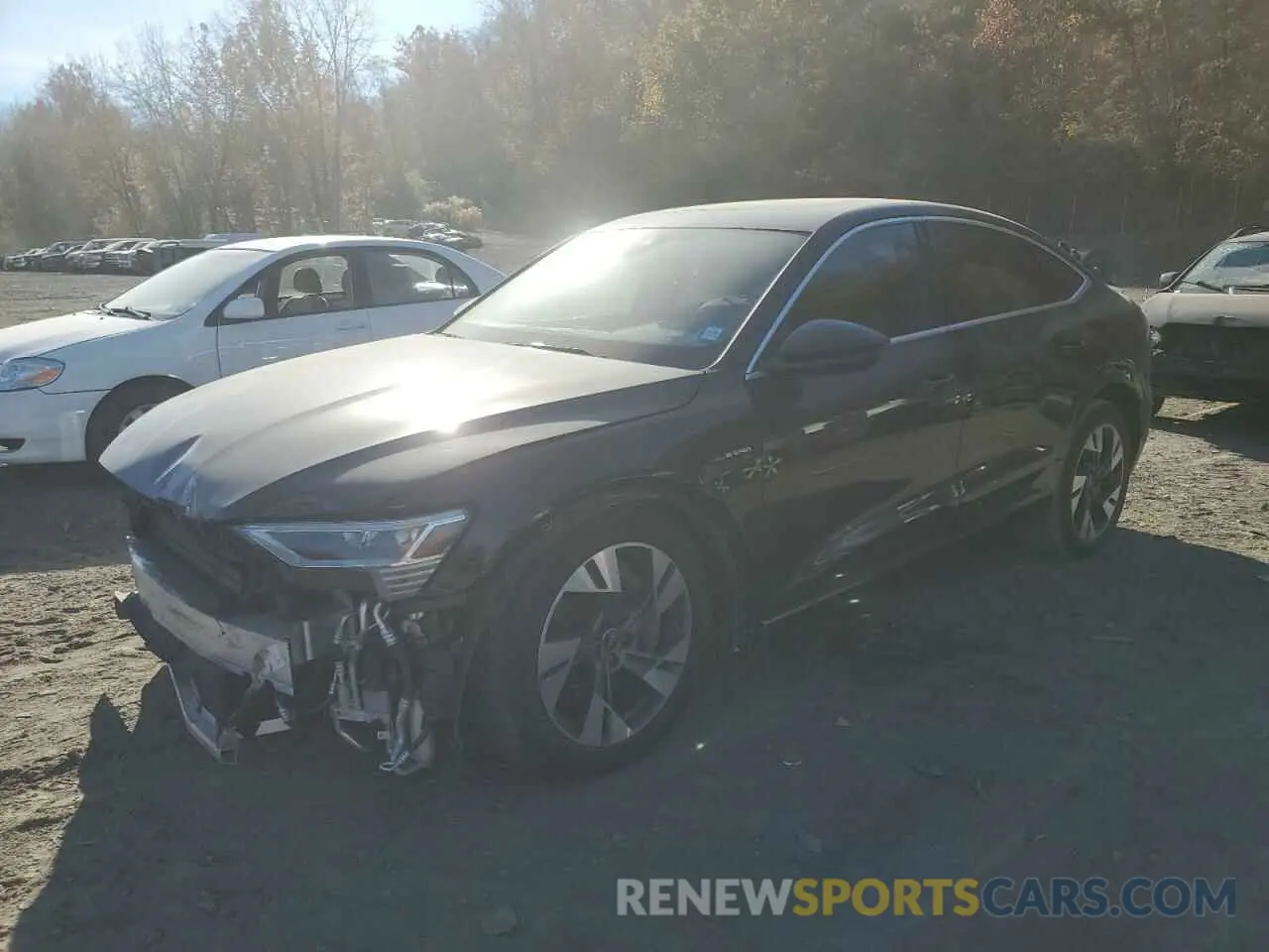 1 Photograph of a damaged car WA12ABGE8NB022921 AUDI E-TRON 2022