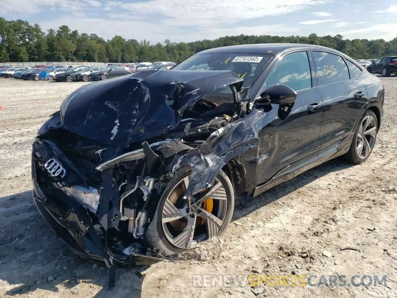 2 Photograph of a damaged car WA13AAGE5NB012295 AUDI E-TRON 2022