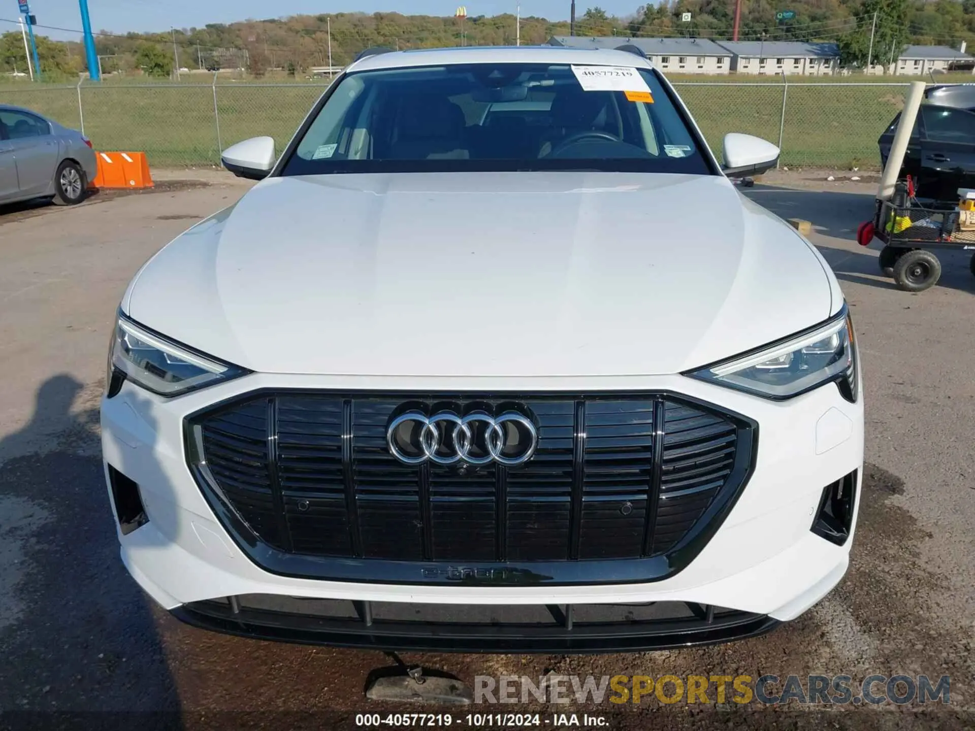 13 Photograph of a damaged car WA1AAAGE0NB025575 AUDI E-TRON 2022