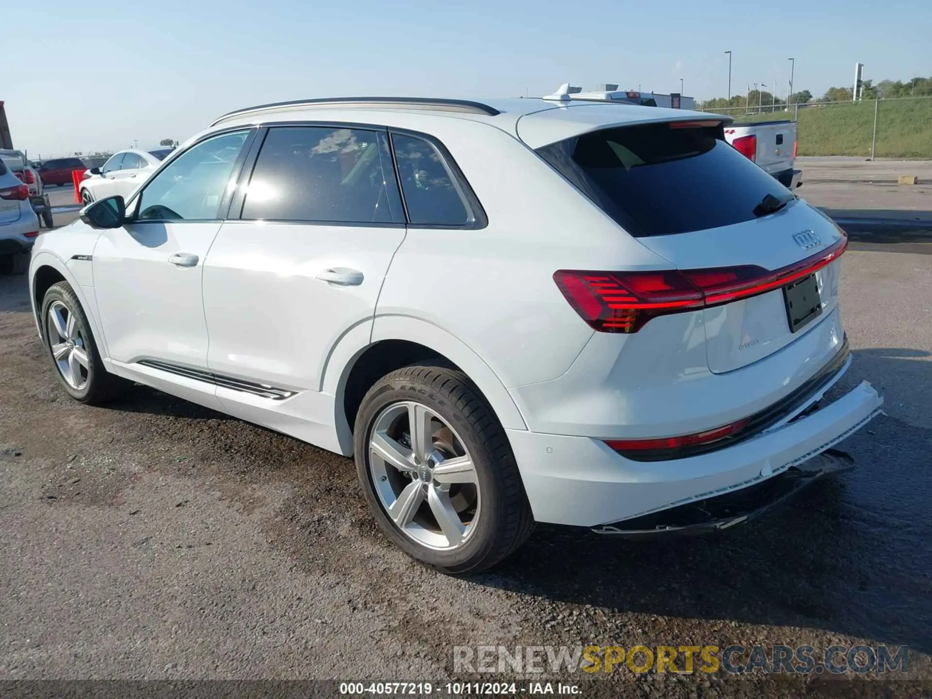 3 Photograph of a damaged car WA1AAAGE0NB025575 AUDI E-TRON 2022
