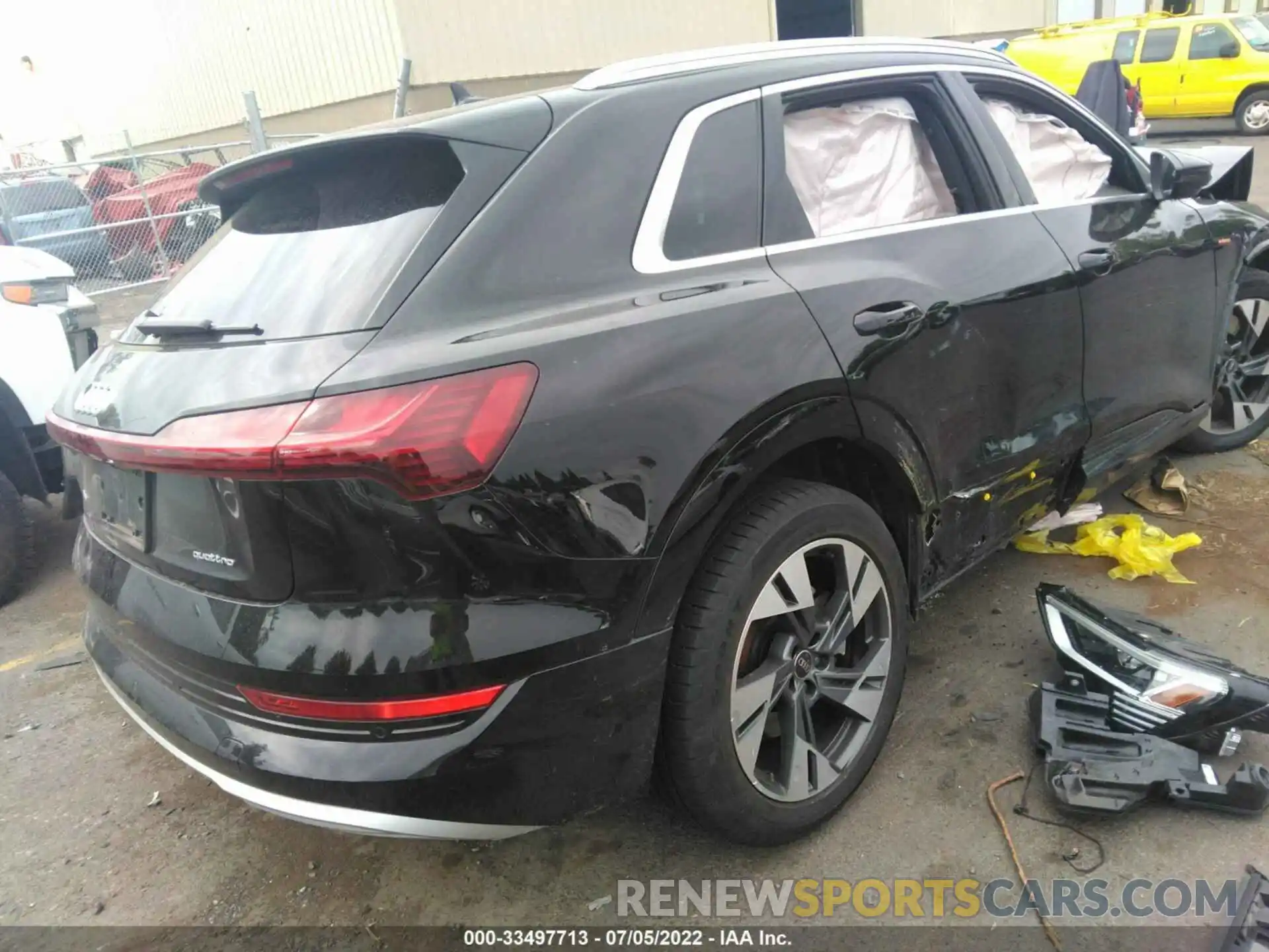 4 Photograph of a damaged car WA1AAAGE2NB007398 AUDI E-TRON 2022