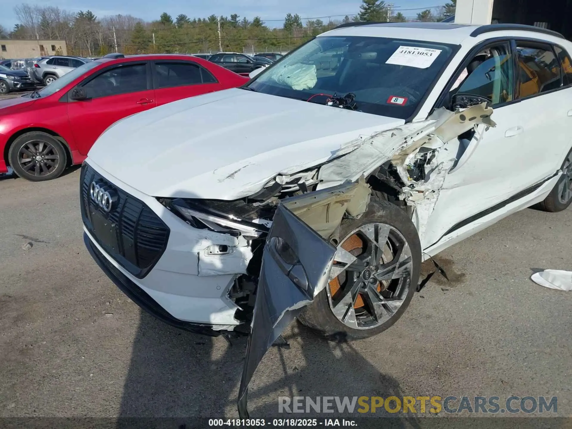 6 Photograph of a damaged car WA1AAAGE2NB040546 AUDI E-TRON 2022