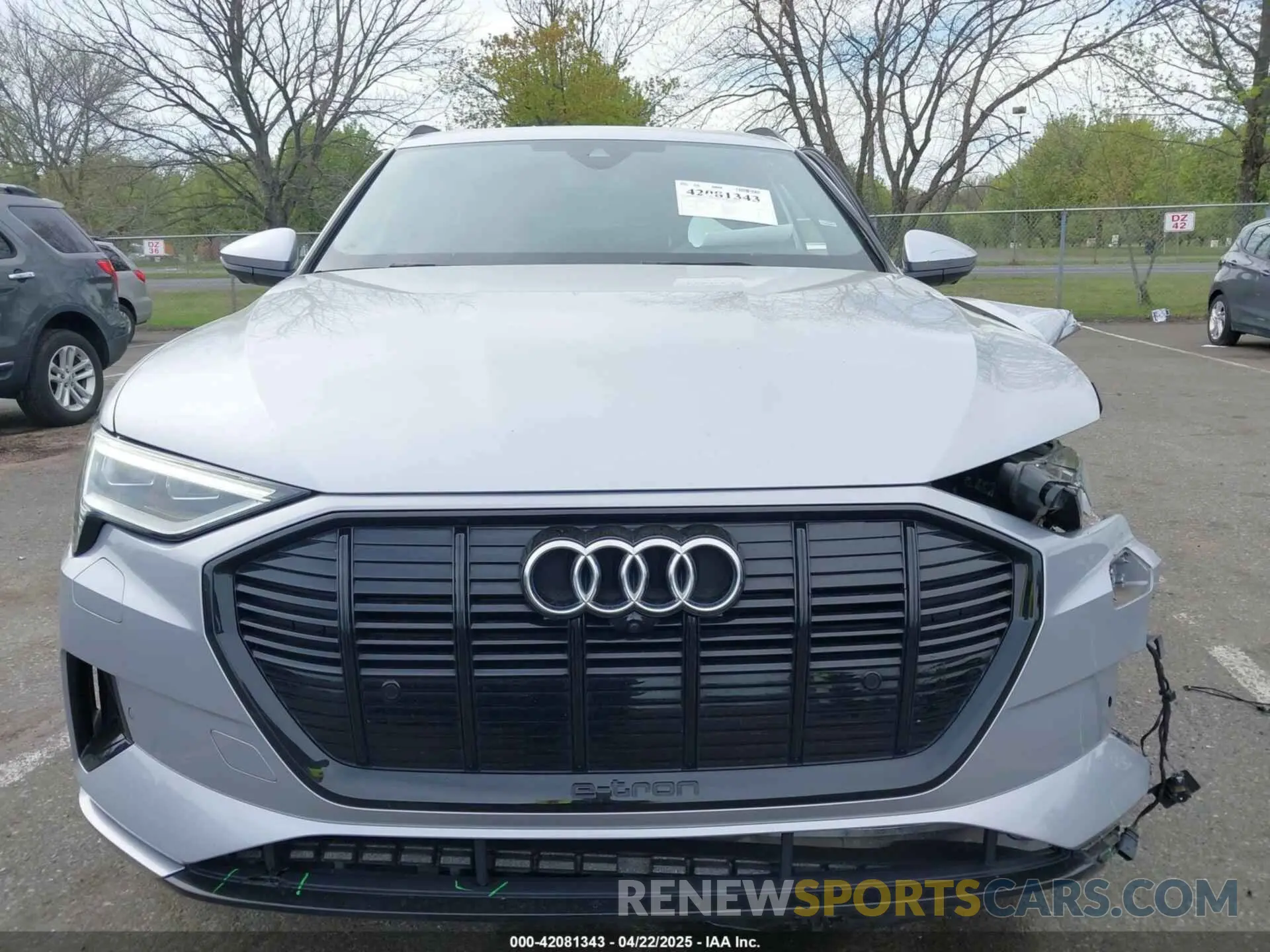 6 Photograph of a damaged car WA1AAAGE3NB033122 AUDI E-TRON 2022
