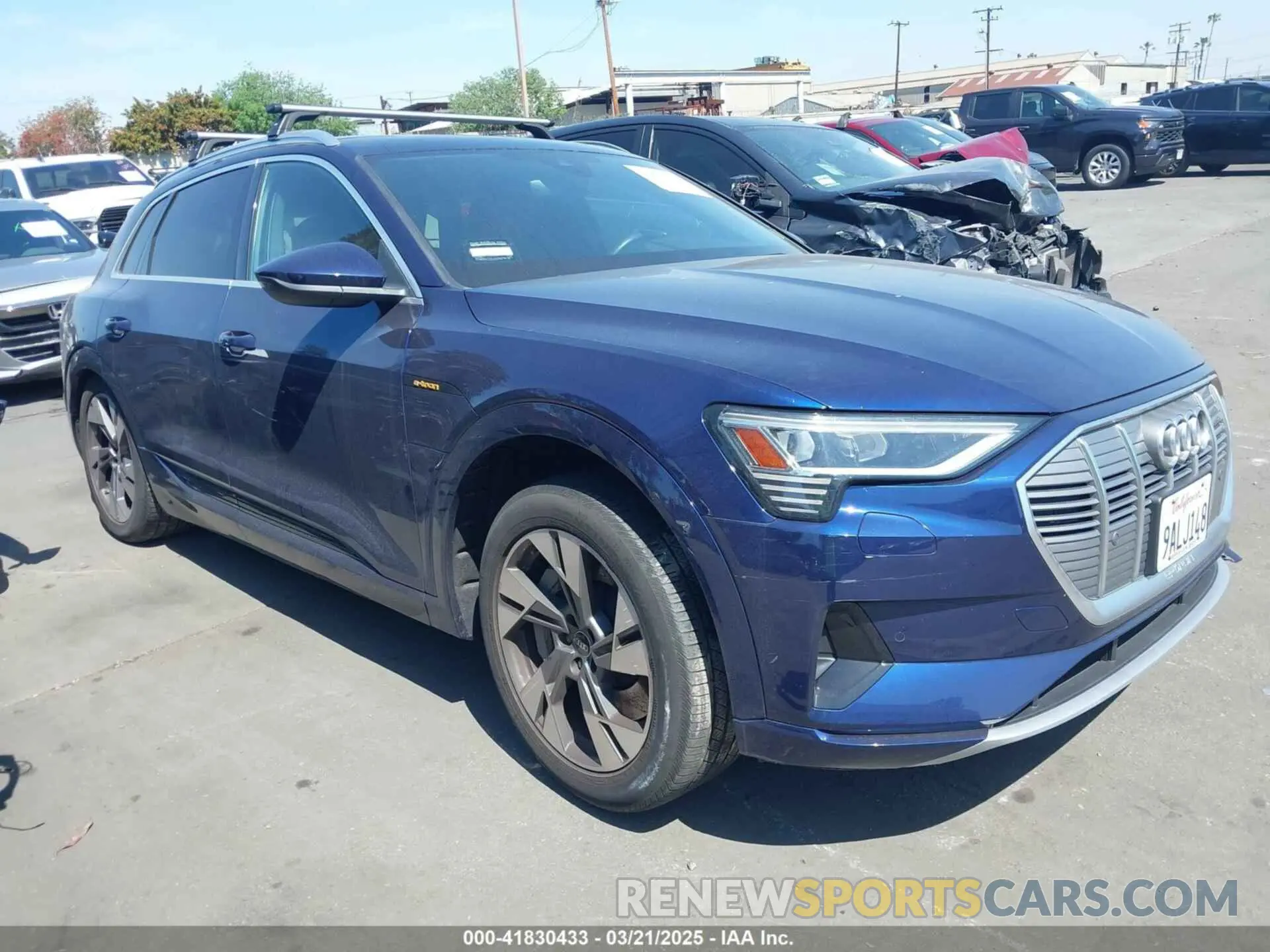 1 Photograph of a damaged car WA1AAAGE4NB020119 AUDI E-TRON 2022