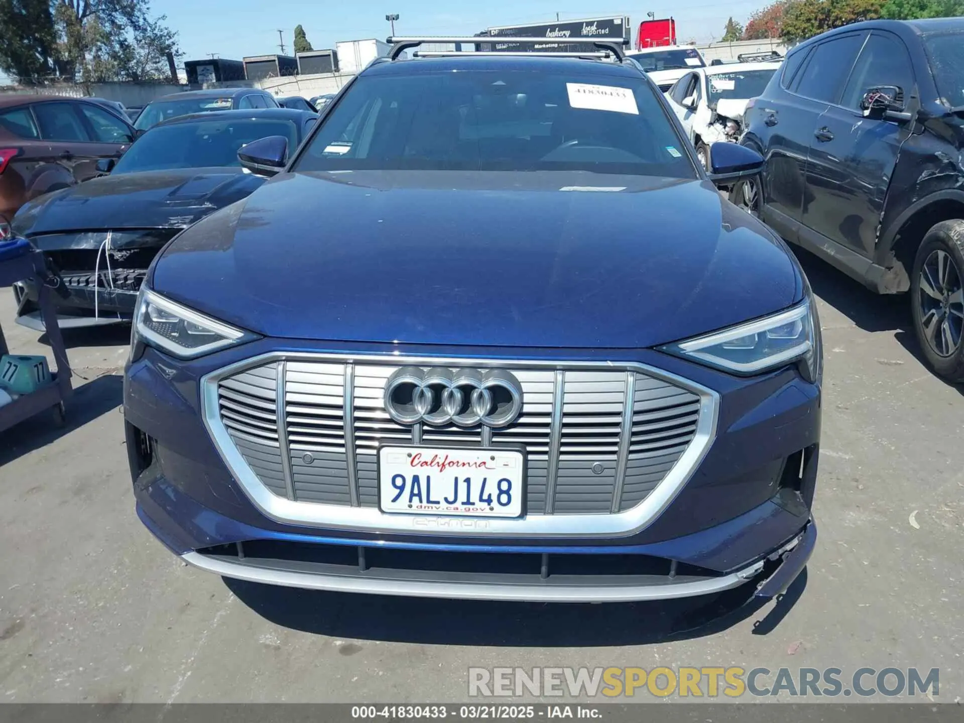 13 Photograph of a damaged car WA1AAAGE4NB020119 AUDI E-TRON 2022