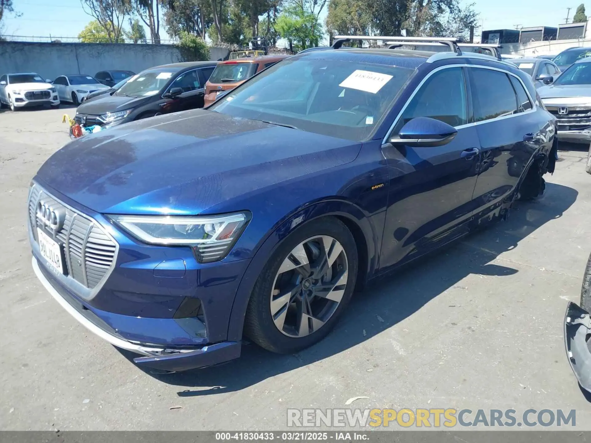 2 Photograph of a damaged car WA1AAAGE4NB020119 AUDI E-TRON 2022