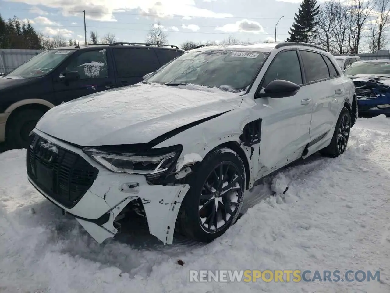 1 Photograph of a damaged car WA1AAAGE4NB023103 AUDI E-TRON 2022