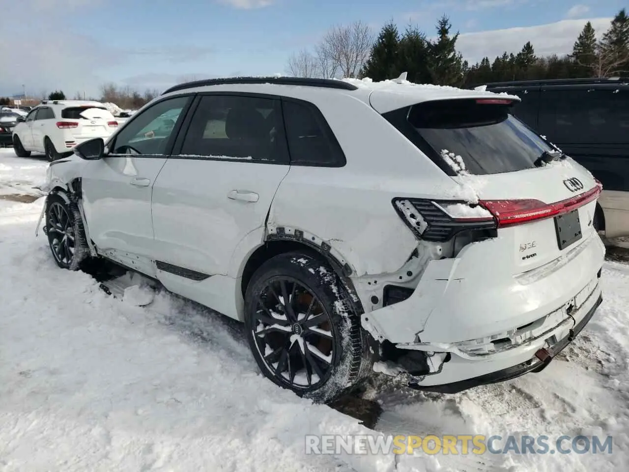 2 Photograph of a damaged car WA1AAAGE4NB023103 AUDI E-TRON 2022