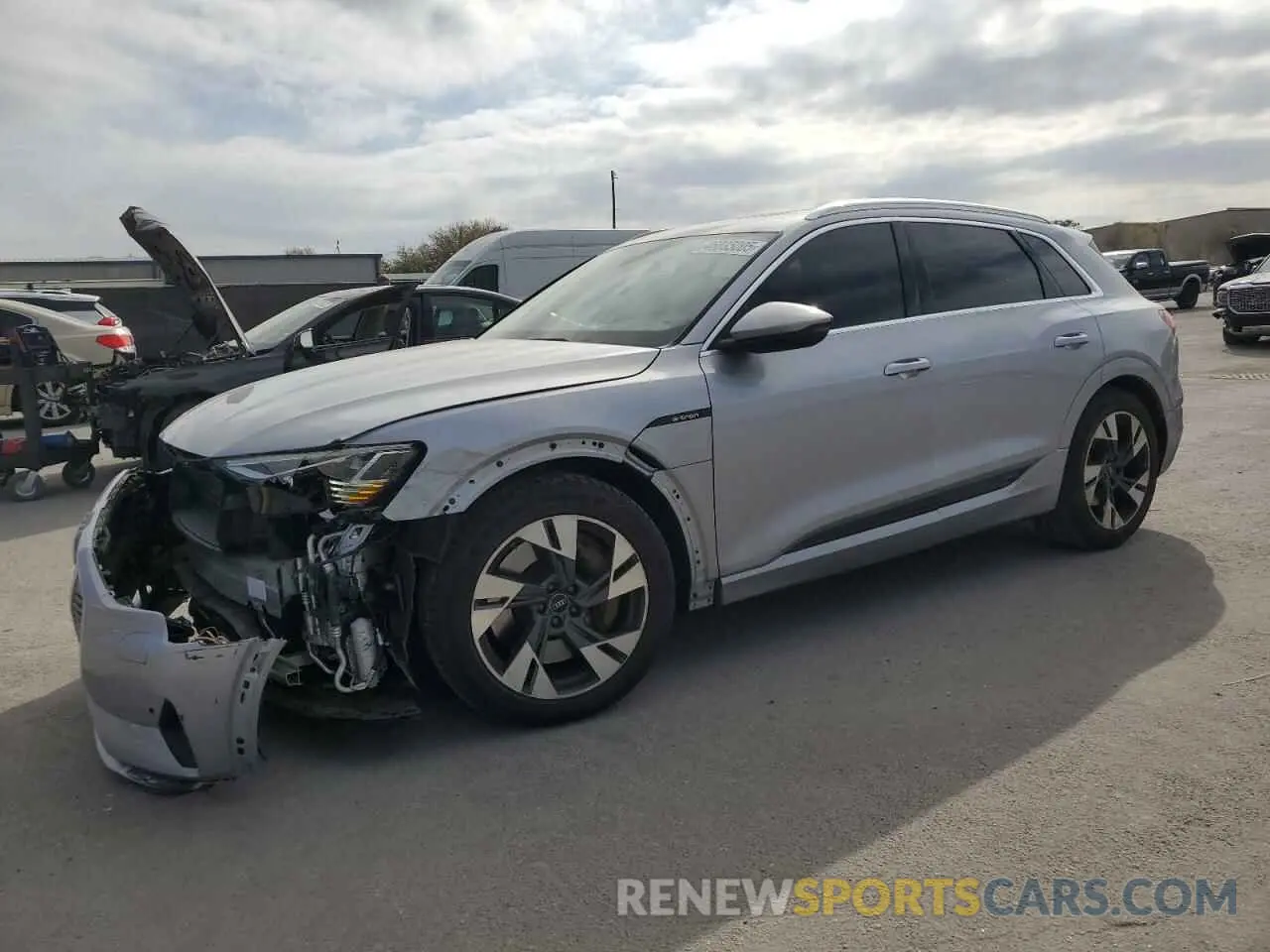 1 Photograph of a damaged car WA1AAAGE6NB023412 AUDI E-TRON 2022