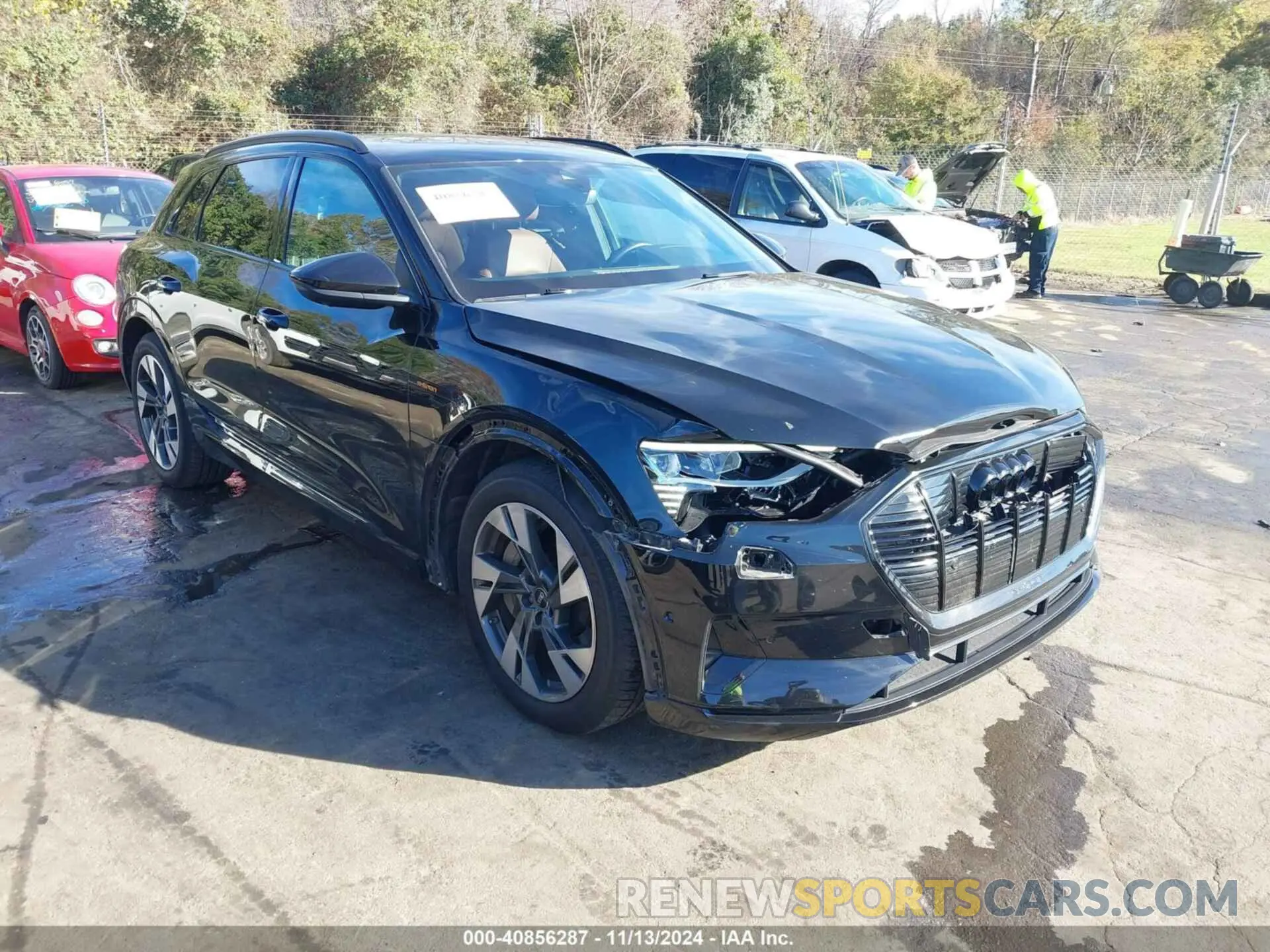 1 Photograph of a damaged car WA1AAAGE6NB029002 AUDI E-TRON 2022