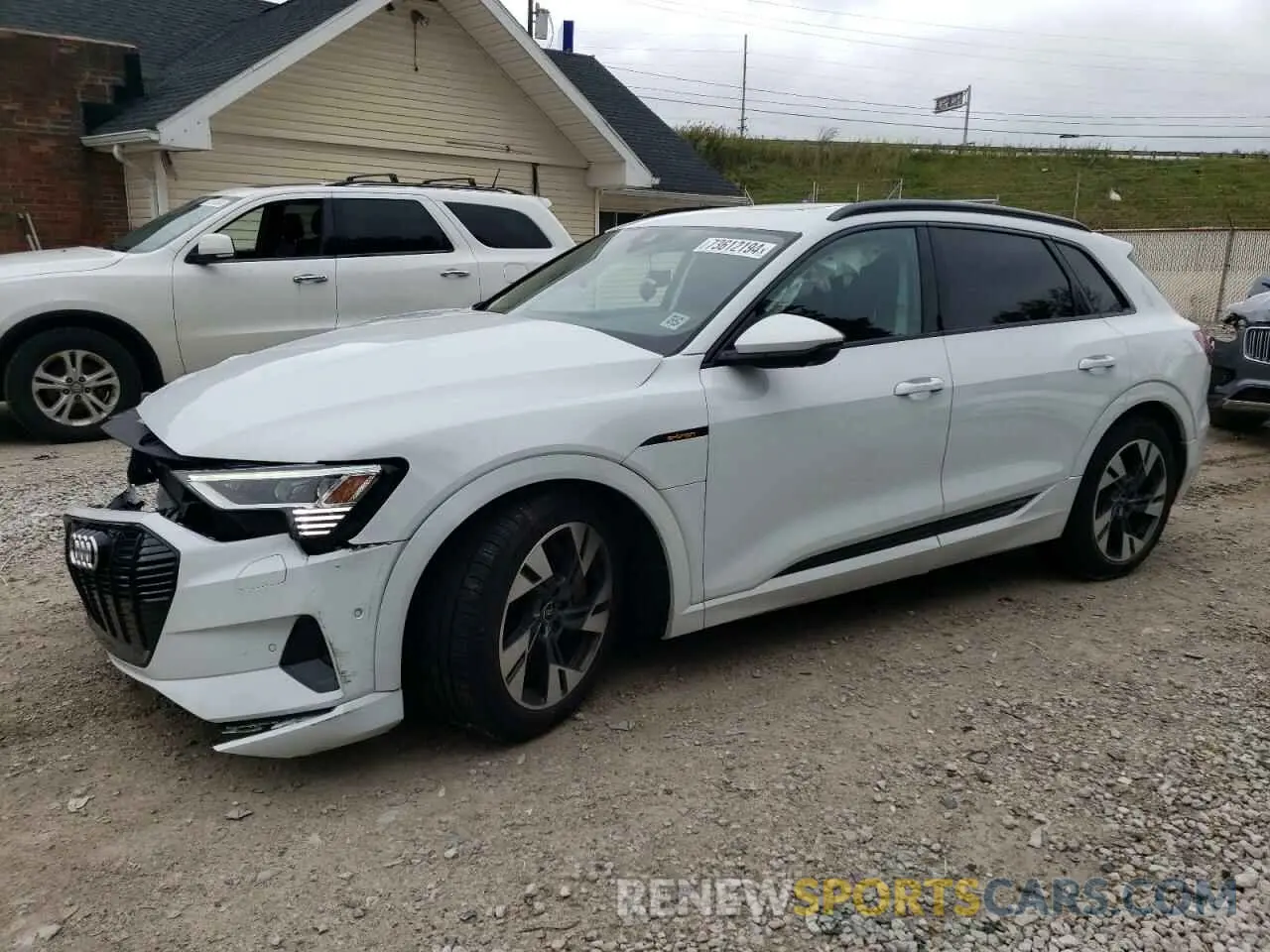 1 Photograph of a damaged car WA1AAAGE7NB007722 AUDI E-TRON 2022