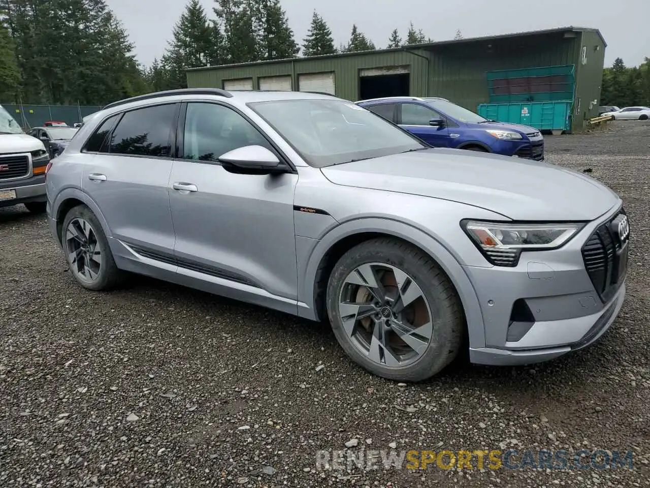 4 Photograph of a damaged car WA1AAAGE8NB005235 AUDI E-TRON 2022