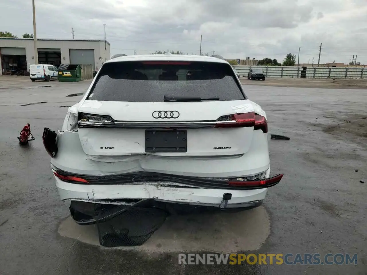 6 Photograph of a damaged car WA1AAAGE9NB038342 AUDI E-TRON 2022