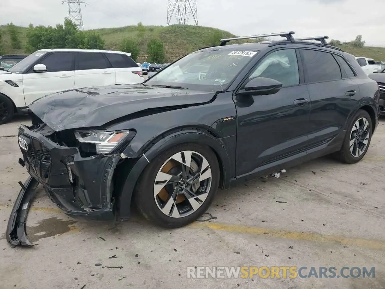 1 Photograph of a damaged car WA1AABGE2NB031299 AUDI E-TRON 2022