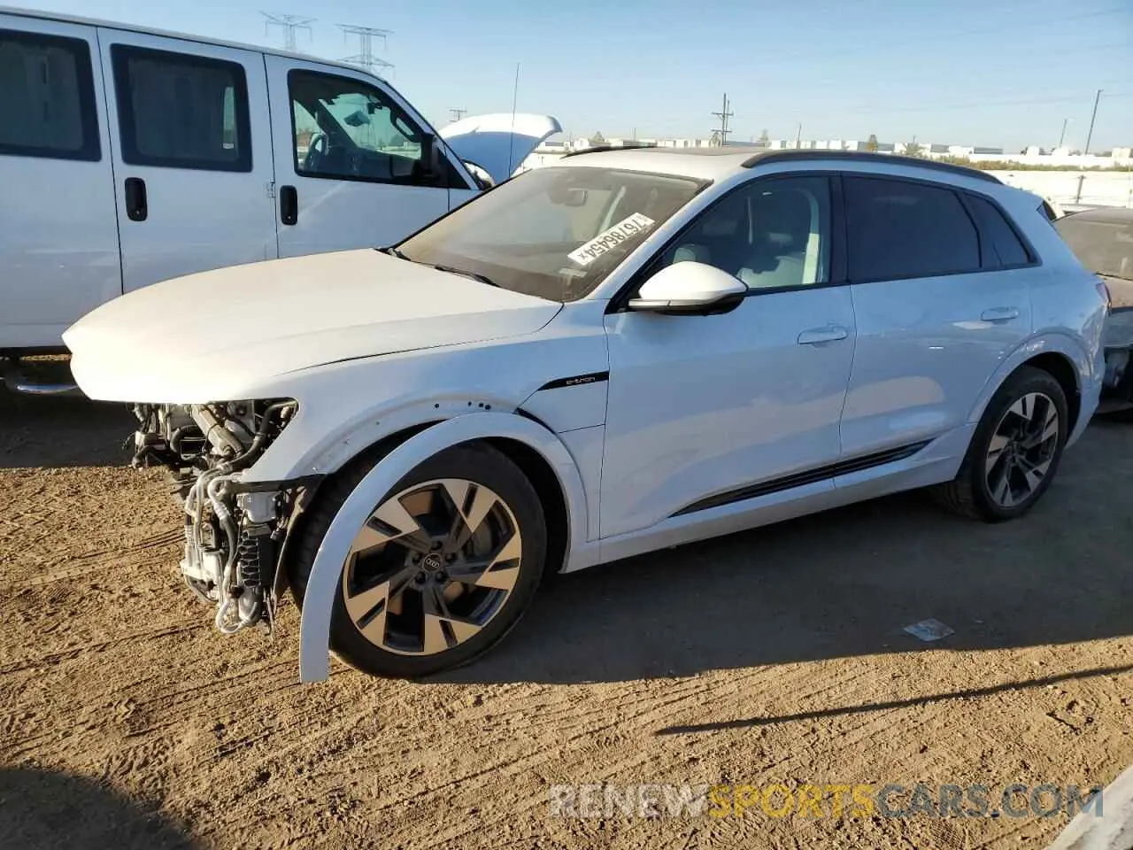 1 Photograph of a damaged car WA1AABGE3NB007271 AUDI E-TRON 2022