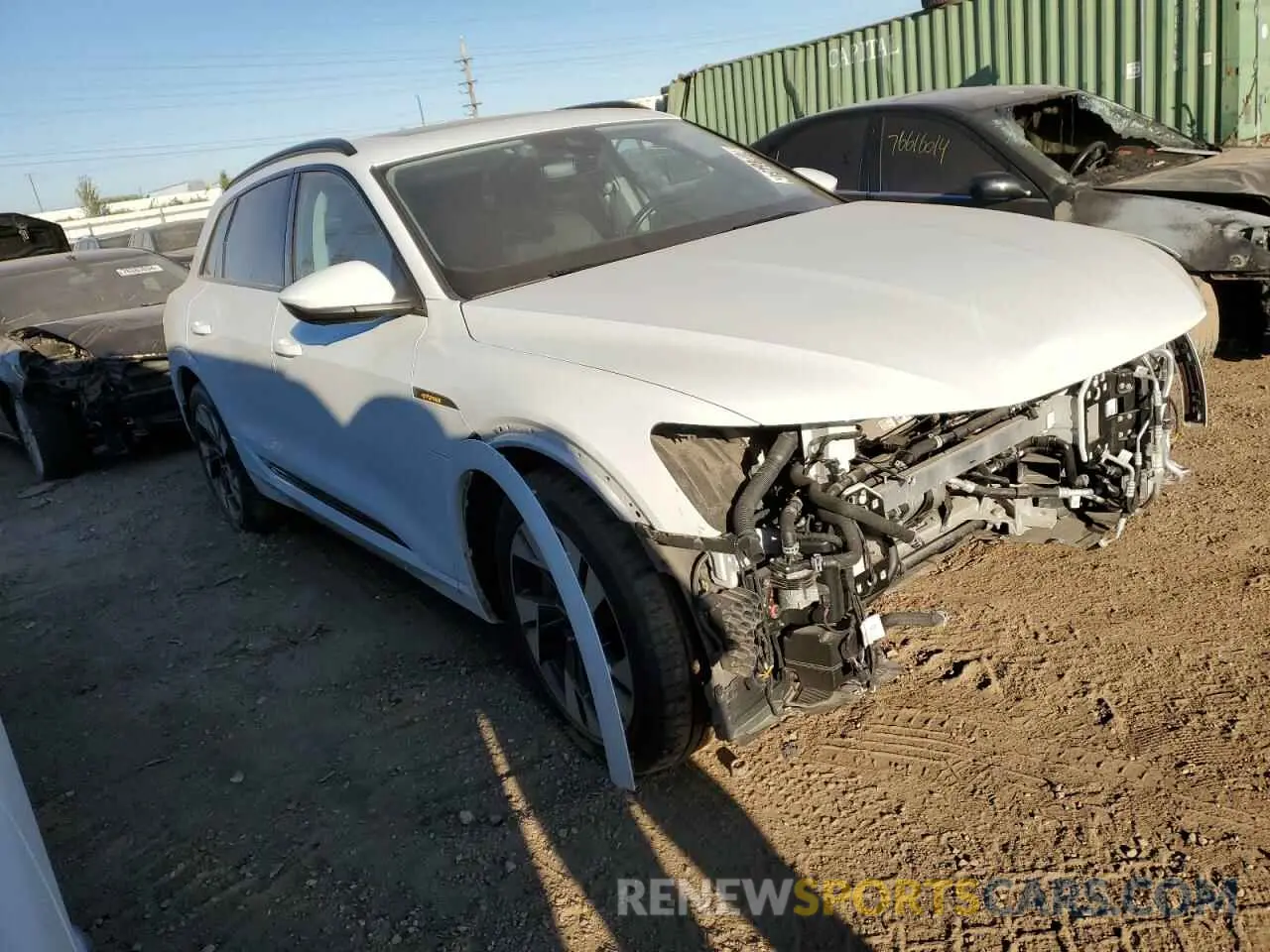 4 Photograph of a damaged car WA1AABGE3NB007271 AUDI E-TRON 2022